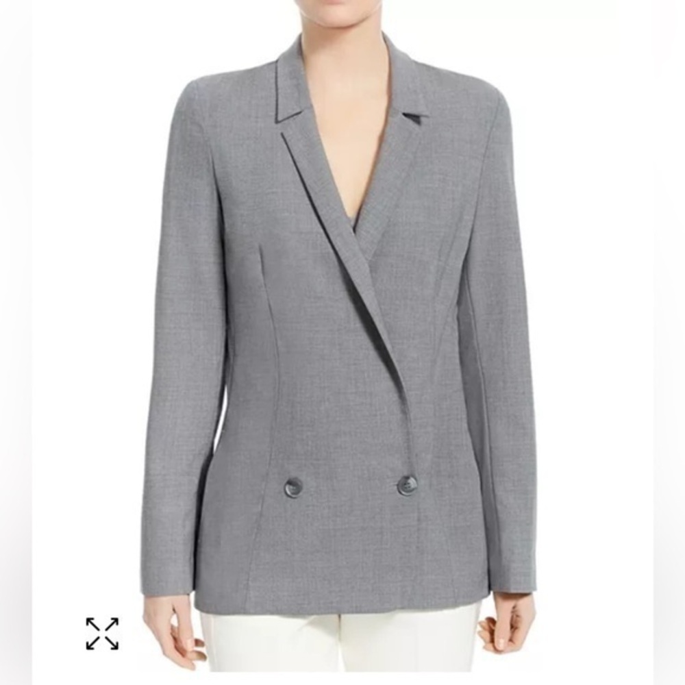 Halston Heritage Gray Blazer Size Small